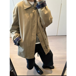 MAISON MARGIELA 메종마르지엘라 MM6 리버시블 체크 자켓
