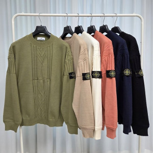 STONE ISLAND 스톤아일랜드 스타케이블 스웨터