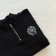 CHROME HEARTS 크롬하츠 플리스 하프 지퍼 맨투맨