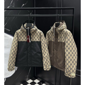GUCCI 구찌 25112 GG 캔버스 윈드 다운 자켓