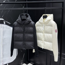 CANADA GOOSE 캐나다구스 25127 여성 하이브릿지 후드 다운 패딩 가디건
