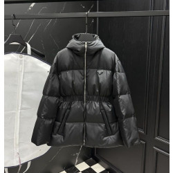 PRADA 프라다 25001 여성 리나일론 네로 다운 패딩