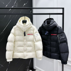 PRADA 프라다 25032 하이브리드 다운 패딩