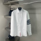 THOM BROWNE 톰브라운 시어서커 완장 셔츠
